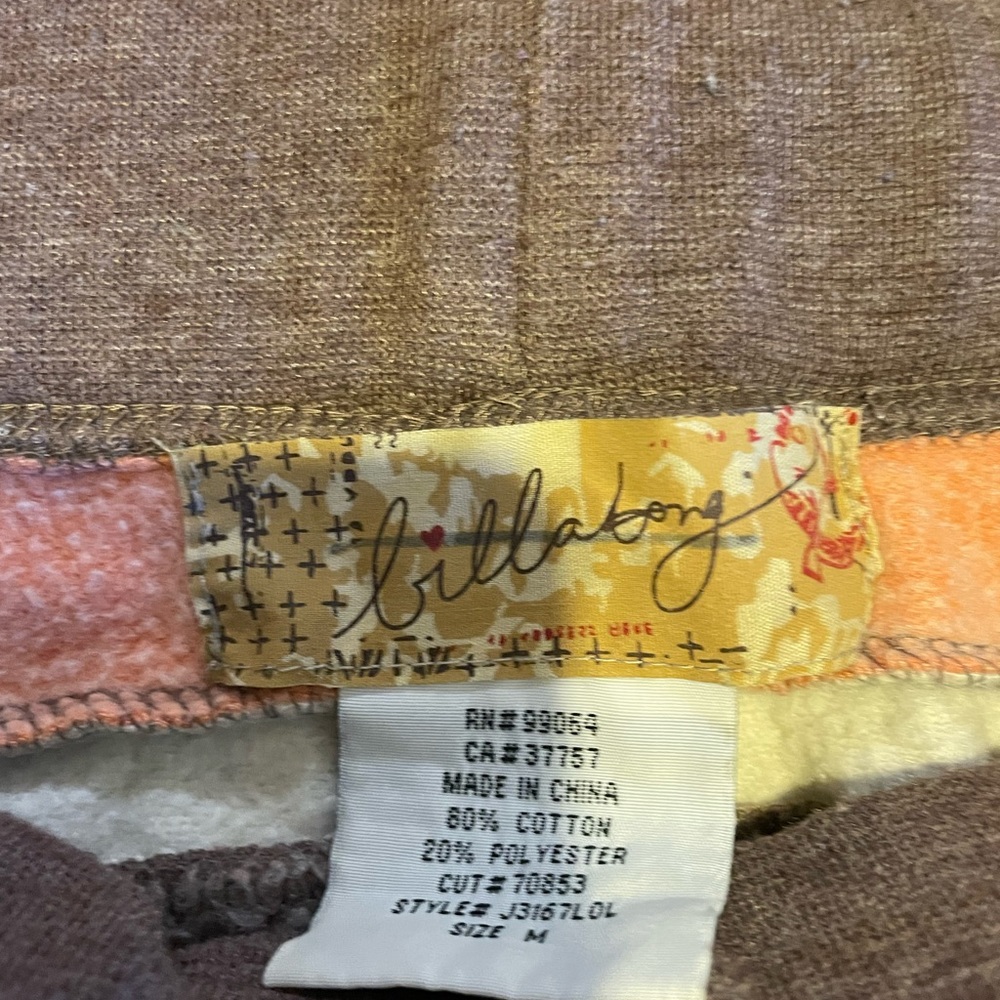 Billabong capri sweat pants